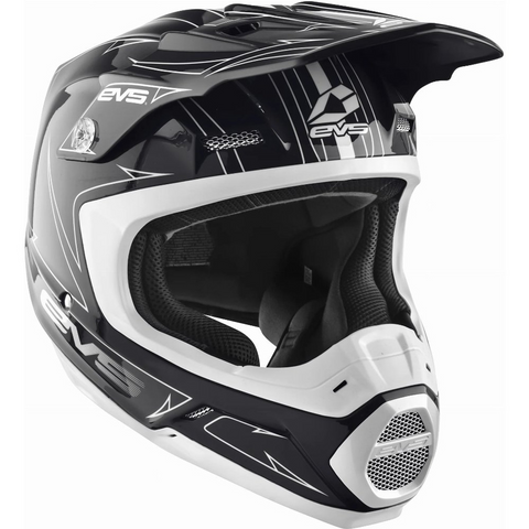 T5 Pinner Helmet Matte Black/White (Size L-XL)