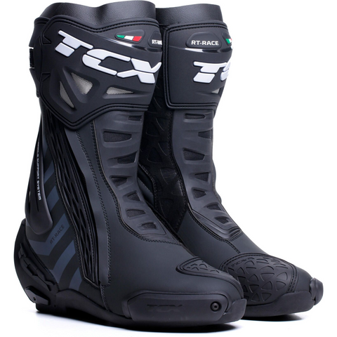 RT-Race Boots Black/Dark Grey (Size 10)