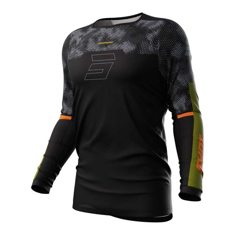 Contact Patrol Jersey Blk Kaki (Size XL)