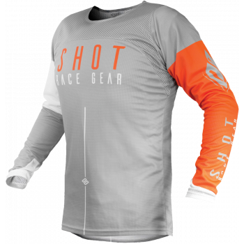 Aerolite Alpha Jersey Grey/Orange (Size S)