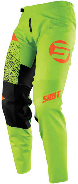 Devo Roll Kids Pants Green/Orange (Size 10-11)