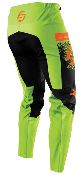 Devo Roll Kids Pants Green/Orange (Size 10-11)