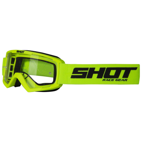Shot Rocket Kids MX Goggle Neon Yellow