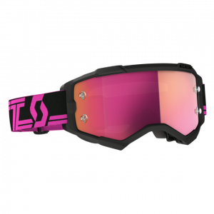 Furry Goggles Black/Pink/Pink Chrome Works