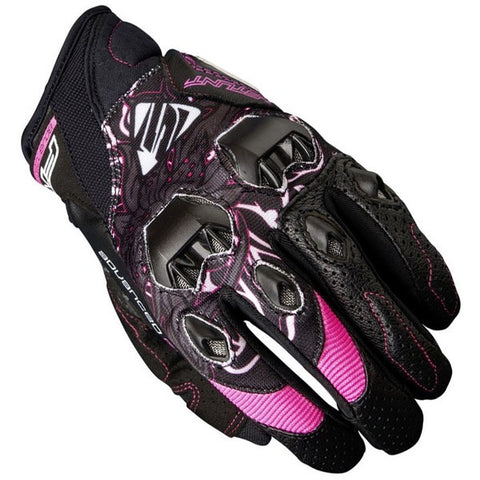 Stunt Evo Textile Replica Women's Gloves Pink (Size L)