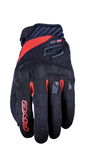 RS3 Gloves Black/Red (Size L)