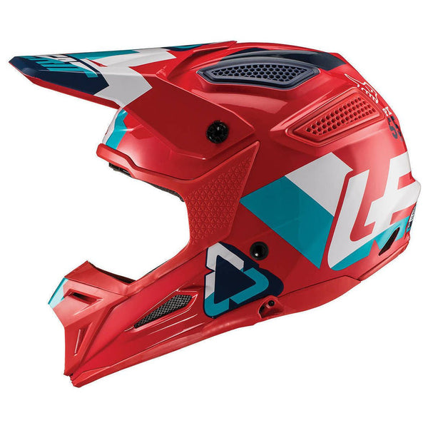 GPX 5.5 Junior Helmet Red/Teal (Size M)