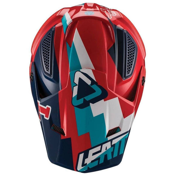 GPX 5.5 Junior Helmet Red/Teal (Size M)
